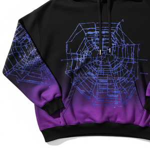 Sudadera con Capucha Spider 555555, Impresión Digital, Estilo Hip Hop, Ropa Urbana de Invierno, Felpa de Algodón de Alta Calidad, Talla Grande, Unisex - Product Image 4