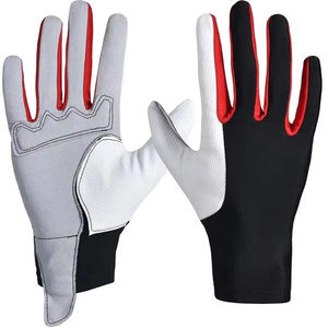 Guantes Ecuestres Unisex para Todo Clima 2026, Transpirables, de Cuero Genuino, con Cierre de Cremallera, Ajuste Delgado, Protección para Montar a Caballo - Product Image 1