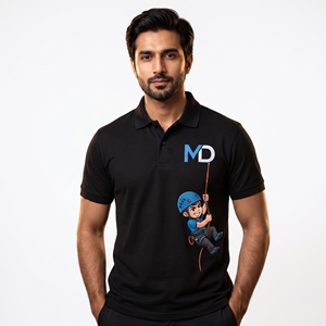 Custom Embroidered Polo <b>Shirt</b> <b>for</b> <b>Men</b> | Corporate Uniform Logo Polo T-<b>Shirt</b> | Breathable Cotton Workwear Polo <b>Shirt</b> - Product Image 1