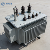 Transformador de Distribución Trifásico de Potencia Elevadora/Reductora de 50kva 100kva 200kva, Inmerso en Aceite, Enfriamiento ONAN, Estándar IEC60076