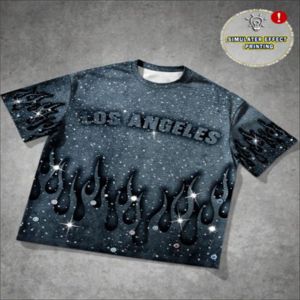 Camiseta de algodón grueso personalizada para hombre, estilo urbano, con estampado gráfico DTG, talla grande, ropa de verano, Raim Stone, venta al por mayor. - Product Image 2