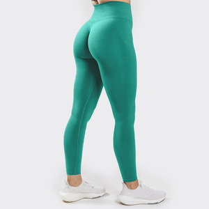 Nouveaux Leggings Femme Unis Sans Coutures en Gros - Product Image 2