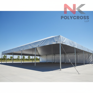 Bâche en plastique argenté 120 GSM, robuste, doublement laminée, imperméable, pour la protection des marchandises, des bateaux et l'usage industriel - Product Image 2