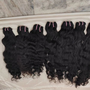 Machine à Extensions de Cheveux Bruts Indiens 100% Cuticules Alignées Double Trame avec Super Double Extrémités Dessinées Tissage de Cheveux d'Inde - Product Image 6