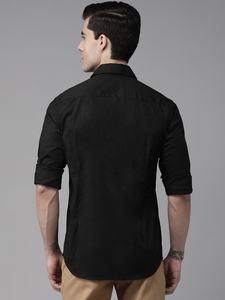 Camisas lisas de algodón 100% para hombre, camisas de manga larga abotonadas de secado rápido con soporte antiarrugas de talla grande, informales inteligentes para primavera ODM Single - Product Image 3