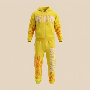 Chándales de Invierno Ligeros de Alta Calidad para Hombre, Estilo Hip Hop, Fabricante de Chándales de Moda Vintage con Pedrería, Manga Larga, Nueva Llegada - Product Image 6