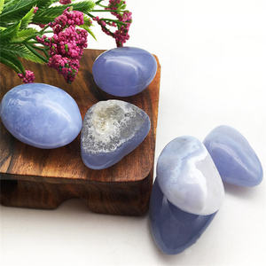 Venta al por mayor de ágata de encaje azul natural de calidad, pulida, piedra curativa, gema, joyería de ágata de encaje azul, gran oferta - Product Image 5