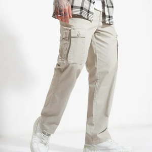 <b>Men</b>’s <b>Cargo</b> Pants Canvas Casual Multi Zipper Pocket Breathable Quick Dry Outdoor <b>Jogger</b> Style Mid Waist Custom Wholesale - Product Image 5