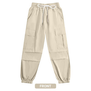 Pantalon de sport slim pour homme en molleton bouclette 100 % coton, léger, respirant, décontracté, taille mi-haute élastique - Product Image 5