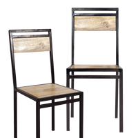 Chaise en bois de manguier Vandana Lyra Arion (lot de 2)