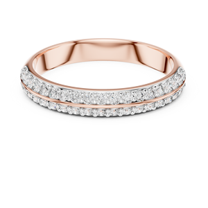 CLASSIC LAB GROWN Round CUT DIAMOND RHODIUM PLATED 18KT SOLID YELLOW <b>GOLD</b> ENGAGEMENT PARTY WEDDING DAILY USE WOMEN'S <b>RING</b> <b>SET</b> - Product Image 5