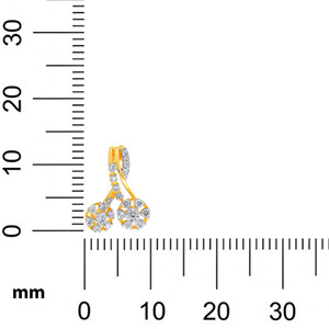 Pendientes de Diamantes de Oro Amarillo de 14K para Mujer, Corte Brillante Redondo, Joyería de Lujo para Boda, Diamantes Cultivados en Laboratorio de Color G - Product Image 4