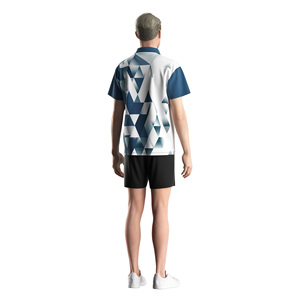 Custom Pickleball Polo Shirt Mens Fast Dry Lightweight Sportswear Easy Care Athletic Tennis Golf Jersey Team Name Number Shirts - Product Image 5