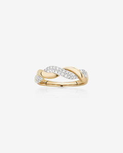 Anillo de Lujo BRILLIANT DIAMANT para Mujer, Oro Sólido de 14K, Diamante Cultivado en Laboratorio de 0.20 Ct, Corte Brillante, Bañado en Rodio, Certificado IGI - Product Image 1