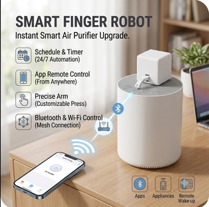 DIY Retrofit <span class=keywords><strong>Smart</strong></span> <span class=keywords><strong>Fingerbot</strong></span> : Pas de câblage requis, Switch Bot, bouton poussoir universel contrôlé par application pour interrupteurs muraux - Product Image 6