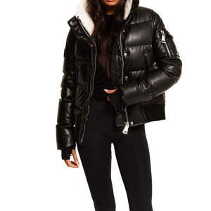 Winter Warm Puffer <b>Jacket</b> for Women Professional Manufactures Waterproof Long Sleeve Ladies genuine Puffer <b>Jackets</b> OEM Service - Product Image 4