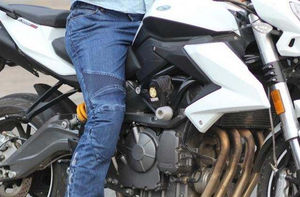 Pantalones vaqueros de moto al por mayor 2026: Jeans casuales vintage rectos para motociclista, a prueba de caídas, para hombre - Product Image 6