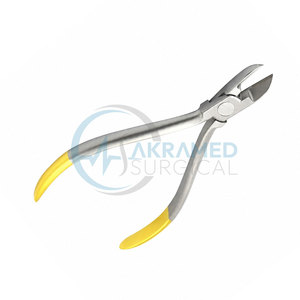 Pince coupante robuste pour fils orthodontiques, outil dentaire en acier inoxydable pour extrémités distales - Product Image 4
