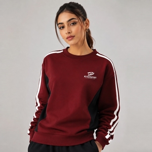 Sudaderas para mujer de mezcla de algodón suave con ajuste cómodo para uso diario, sudaderas duraderas y a la moda para mujer. - Product Image 1