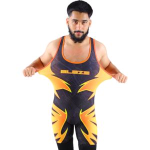Blaze Fight Wear haute qualité Compression Fitness Singlet confortable grande taille OEM tricoté équipement d'entraînement pour la musculation lavé - Product Image 2
