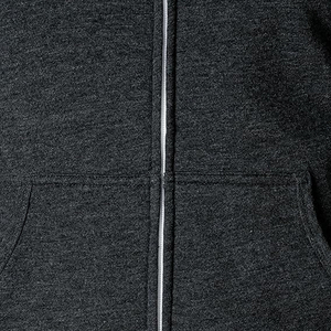 Sweat à capuche zippé pour homme, coupe ajustée, 100% coton molletonné, taille XS, couleur unie, thermique, pour sports d'hiver, extérieur et décontracté - Product Image 5