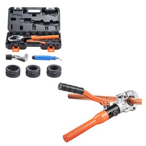 Utensile Idraulico a Pressione Professionale con Ganasce da 1/2", 3/4", 1" per Crimpatura Tubi in Rame con Spazi Ristretti per Raccordi in Rame - Product Image 1