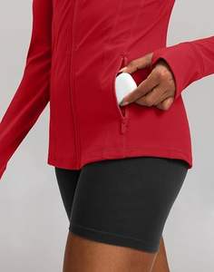 Chaqueta Deportiva de Yoga de Secado Rápido Ecológica para Mujer, de Talla Grande, con Logotipo Personalizado de Alta Calidad, para Ejercicio al Aire Libre - Product Image 3