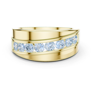 Modern <b>Solitaire</b> Jewelry Best Price Customizable Unisex 925 Sterling <b>Silver</b> Gold Plated Hip Hop <b>Ring</b> Moissanite Bezel Prong - Product Image 3