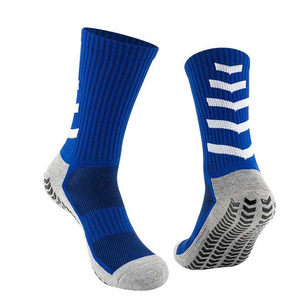 Unisex Black Sporty Knitted <b>Socks</b> With <b>White</b> Stripes Quick Dry Gray Toe And Heel Grip Pattern - Product Image 5