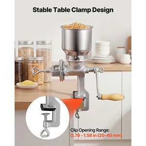 Mulino Manuale in Ghisa con Manovella e Morsetto da Tavolo Stabile per una Macinazione Efficiente - Product Image 5