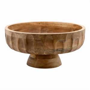 Tazón de Madera de Acacia Color Nogal Oscuro de Primera Calidad, Diseño Moderno Hecho a Mano, Ligero, Duradero, Ecológico, Apto para Congelador, para Uso en Campamentos - Product Image 2