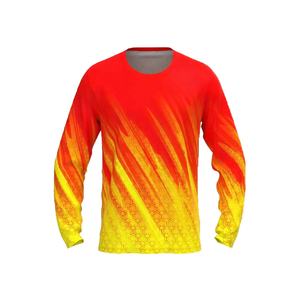 Rashguard unisexe à manches longues avec logo personnalisé, vêtements de compression respirants pour la salle de sport, vêtements de fitness pour la vente en gros, équipement de sport MMA élégant - Product Image 1