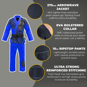 Uniforme de Bjj Gi para entrenamiento de artes marciales, uniforme de estudiante con cinturón para niños y adultos - Product Image 3