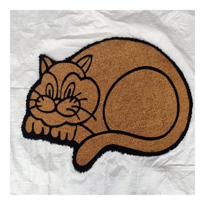 Tapis en fibre de coco sur mesure de haute qualité, style moderne et luxueux, avec imprimé animal écologique, lavable, pour porte. - Product Image 2