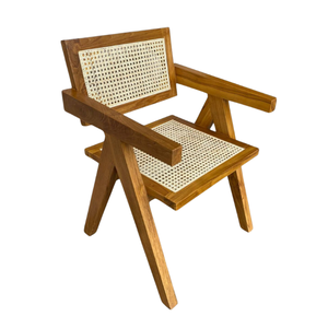 Adjustable Dining Chairs Solid Teak <b>Wood</b> for Home Bar Apartment Hotel Park Dining Furniture Natural and Elegant Chair - Product Image 4