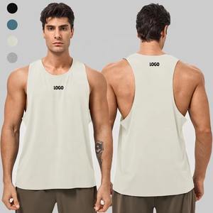 Débardeurs de sport innovants pour hommes en mélange de coton ultra doux, rafraîchissants, sans manches, pour la gym, décontractés, à séchage rapide, coupe ample - Product Image 3