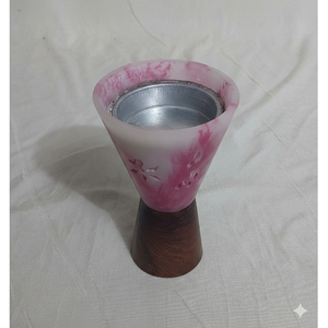 Quemador de Incienso Portátil de Madera con Resina para Uso Aromático, Porta Incienso Artesanal de Resina y Madera - Product Image 5