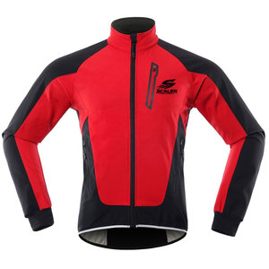 Veste de cyclisme sur route personnalisée, très vendue, col montant, manches longues, séchage rapide, Spandex/Polyester, poches arrière ajustées - Product Image 1