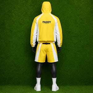 Custom Wholesale Hooded Windbreaker Jacket and <b>Shorts</b> Nylon Tracksuit Sportswear Set for <b>Men</b> - Product Image 3