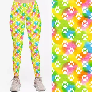 Leggings de yoga sans couture en polaire épaisse pour femme, confortables et décontractés, coupe mi-haute, pour la gym, logo personnalisable, faible MOQ – Offre Spéciale - Product Image 5