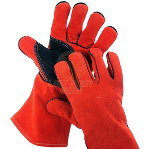 ถุงมือป้องกันความร้อนสำหรับงานเชื่อม ถุงมือเชื่อมสำหรับงานก่อสร้าง ถุงมือเชื่อมสำหรับงานผลิต - Product Image 3