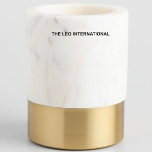 Elegante Portalápices de Metal Dorado con Diseño de Alambre para Escritorio, Organizador de Pinceles de Maquillaje y Lápices para Oficina y Hogar - Product Image 5