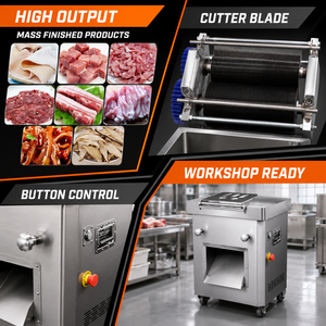 Máquina Automática para Kebab con Motor, Rebanadora <span class=keywords><strong>de</strong></span> Alimentos <span class=keywords><strong>de</strong></span> Acero Inoxidable, Procesadora <span class=keywords><strong>de</strong></span> Carne, Cortadora y Rebanadora - Product Image 3