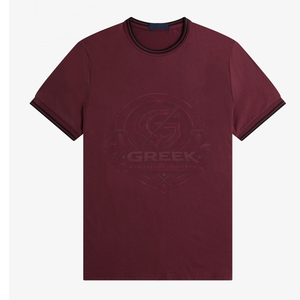 High Quality Oversized <b>T</b> <b>Shirts</b> Men Heavyweight Cotton Crew Neck Breathable Quick Dry Digital Printed Embroidered Short Sleeve - Product Image 4
