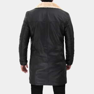 Wholesale Men Fur Leather Coat High Quality <b>Winter</b> <b>Jacket</b> Custom Logo ODM Supplier 2026 - Product Image 4