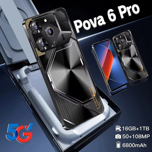 โทรศัพท์มือถือ OEM POVA 6 Pro ระบบแอนดรอยด์ ราคาถูก ปลดล็อคแล้ว สภาพใหม่ โทรศัพท์มือถือของแท้ - Product Image 1