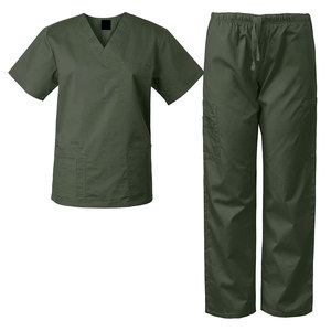 Customized Medical Nursing V-Neck Male Scrubs Hospital Clinic Scrubs <b>Top</b> Jogger Nursing Uniform - Product Image 5