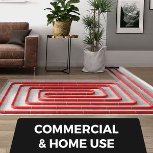 Tubería PEX de 5/8 Pulgadas x 500 Pies, Duradera, con Barrera de O2 EVOH Roja B, para Calefacción por Suelo Radiante, Flexible, para Plomería Residencial, Tuberías y Mangueras de Plástico - Product Image 5