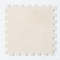 Vente en gros OEM – Tapis emboîtables écologiques, antibactériens, résistants à l'humidité, non toxiques, isolants thermiques, antidérapants, à surface douce en fourrure