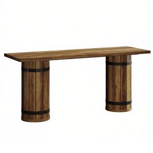 Tavolo Alto Pieghevole per Bar, Arredamento per Interni/Esterni, Casa, Seminterrato, Hotel, Giardino, Feste, con Base a Gamba - Product Image 2